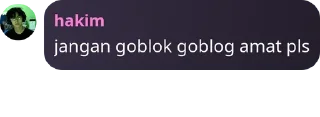 Sticker from Beban negara