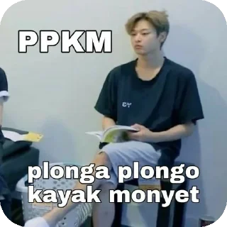 Sticker from monyet