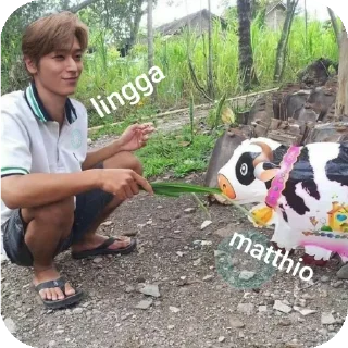 Sticker from monyet