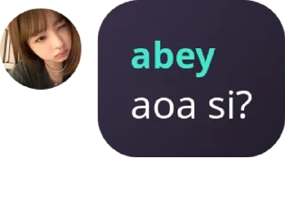 Sticker from aoa ya