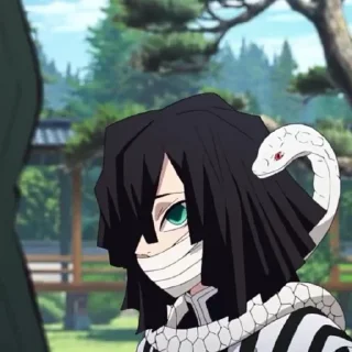 🐍 emoji Iguro Obanai 一「 @Raelynnlysc 」 Telegram sticker 21 of 30