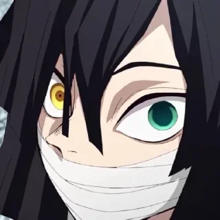 🖤 emoji Iguro Obanai 一「 @Raelynnlysc 」 Telegram sticker 22 of 30
