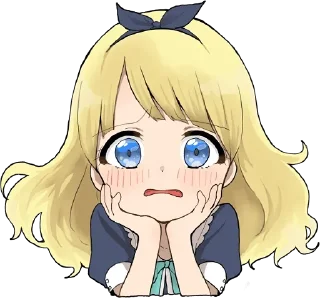 😳 emoji @ItzMe_Cutuu🦋🦋@stickers_gifs_store Telegram sticker 24 of 40