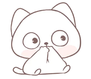 ⭐ emoji Marshmallow Puppies kitty 2 @moe_sticker_bot Telegram sticker 9 of 40