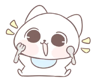 ⭐ emoji Marshmallow Puppies kitty 2 @moe_sticker_bot Telegram sticker 10 of 40
