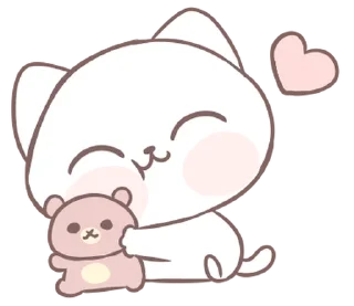 ⭐ emoji Marshmallow Puppies kitty 2 @moe_sticker_bot Telegram sticker 17 of 40