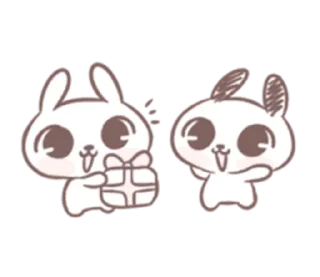 Sticker from zisseL's Marshmallow Puppies - @yourclarity