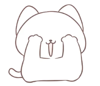 ⭐ emoji Marshmallow Puppies kitty 2 @moe_sticker_bot Telegram sticker 2 of 40