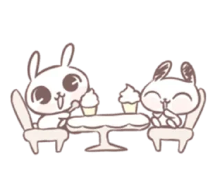 Sticker from zisseL's Marshmallow Puppies - @yourclarity
