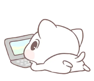 ⭐ emoji Marshmallow Puppies kitty 2 @moe_sticker_bot Telegram sticker 20 of 40