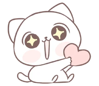 ⭐ emoji Marshmallow Puppies kitty 2 @moe_sticker_bot Telegram sticker 13 of 40