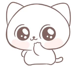 ⭐ emoji Marshmallow Puppies kitty 2 @moe_sticker_bot Telegram sticker 14 of 40