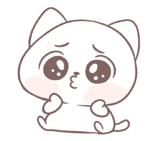⭐ emoji Marshmallow Puppies kitty 2 @moe_sticker_bot Telegram sticker 19 of 40