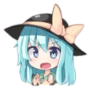 Sticker from Komeiji Koishi