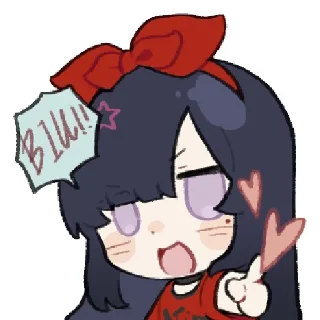 😘 emoji Asoul静态贴纸2期 @Rosmontis Telegram sticker 3 of 30