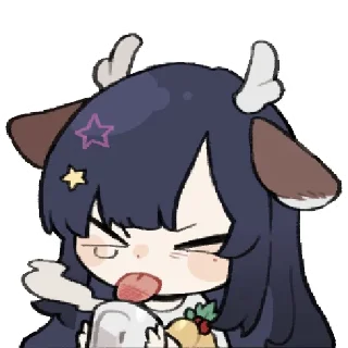 😫 emoji Asoul静态贴纸2期 @Rosmontis Telegram sticker 10 of 30