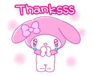 Sticker from pinky my melody @stickieri