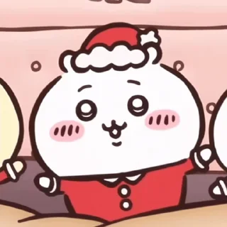 😊 emoji chiikawa christmas @stickieri Telegram sticker 20 of 89