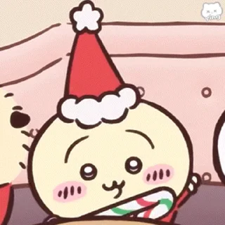 😊 emoji chiikawa christmas @stickieri Telegram sticker 6 of 89