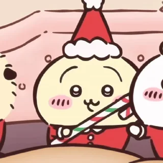 😊 emoji chiikawa christmas @stickieri Telegram sticker 19 of 89