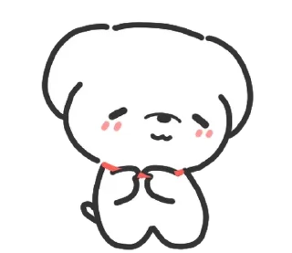 Sticker from doodle baby dog @stickieri