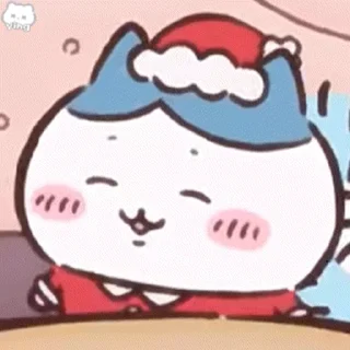 😊 emoji chiikawa christmas @stickieri Telegram sticker 9 of 89