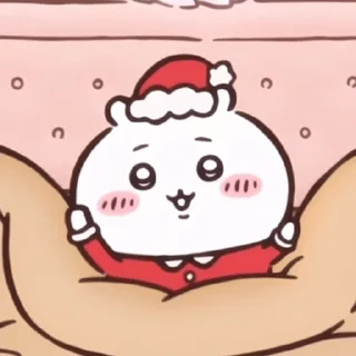 😊 emoji chiikawa christmas @stickieri Telegram sticker 11 of 89