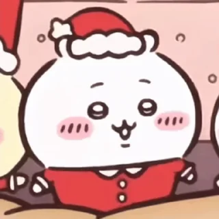 😊 emoji chiikawa christmas @stickieri Telegram sticker 24 of 89