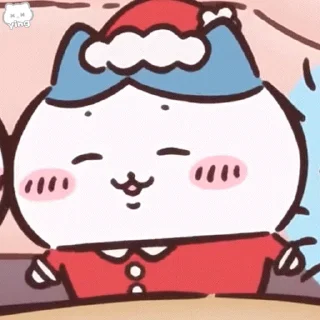😊 emoji chiikawa christmas @stickieri Telegram sticker 8 of 89