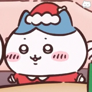 😊 emoji chiikawa christmas @stickieri Telegram sticker 7 of 89