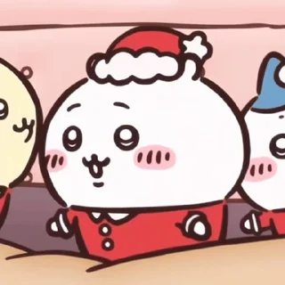 😊 emoji chiikawa christmas @stickieri Telegram sticker 23 of 89