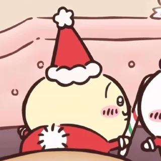 😊 emoji chiikawa christmas @stickieri Telegram sticker 21 of 89