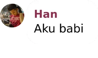 Sticker from Bacotan gak jelas
