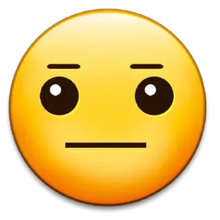 😐 emoji 『@stickers_gifs_store』♥️𝙨𝙞𝙛𝙖✿ ⃝⃝ 🦋🤍🌸 — @stckrRobot Telegram sticker 9 of 90