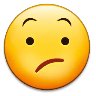 😕 emoji 『@stickers_gifs_store』♥️𝙨𝙞𝙛𝙖✿ ⃝⃝ 🦋🤍🌸 — @stckrRobot Telegram sticker 12 of 90