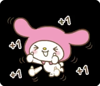 Sticker from sanrio character