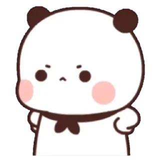 Sticker from panda