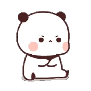 Sticker from panda
