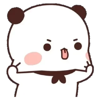 Sticker from panda