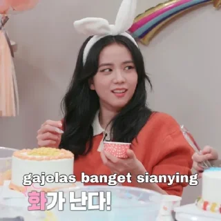 😀 emoji blackpink meme by @memestikerkpop Telegram sticker 4 of 33