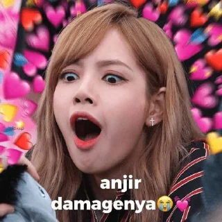 😀 emoji blackpink meme by @memestikerkpop Telegram sticker 13 of 33