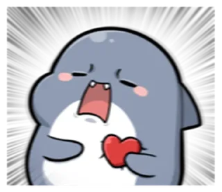 😱 emoji 胖鯊魚鯊西米6突破界限!  @RekcitsEnilbot Telegram sticker 5 of 40