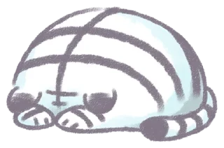 😴 emoji White Tiger @eemojicombos Telegram sticker 9 of 32