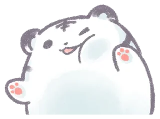 Sticker from White Tiger @eemojicombos