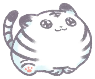 🥺 emoji White Tiger @eemojicombos Telegram sticker 18 of 32