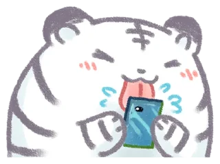 Sticker from White Tiger @eemojicombos