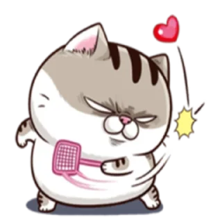 Sticker from Ami fat cat