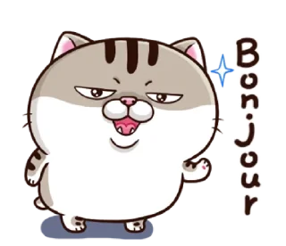 Sticker from fat cat Ami 2 (EN) @bistic