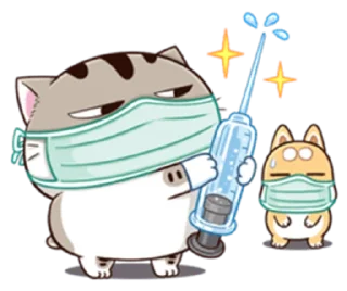 Sticker from fat cat Ami 10(EN) @RekcitsEnilbot
