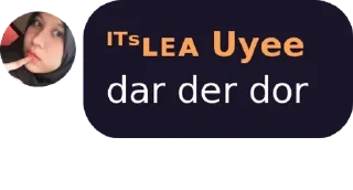 Sticker from yap Lea